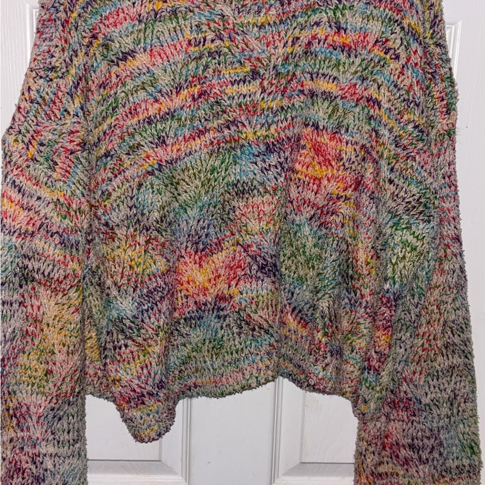 Multicolor Knit Women's Sweater